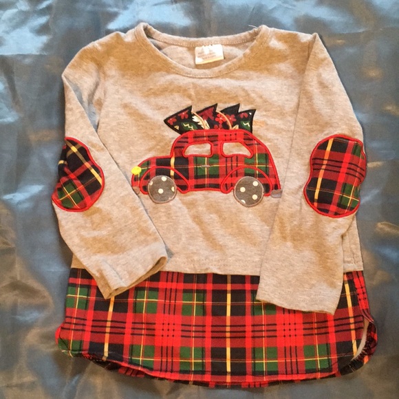 Christmas Set for a Girl Car Carrying Christmas Tree Small (approx. 18 months) - Picture 2 of 13
